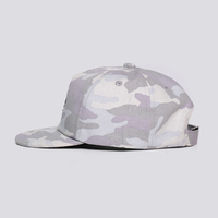 Gorra de Béisbol de Camuflaje Gris Claro, Personalizada de Fábrica, de 5 Paneles, Sin Estructura, Bordada, Casual, con Visera Curva