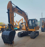 Expédition gratuite JIAHE 8135 Excavatrice hydraulique neuve sur chenilles, robuste, 13 tonnes, pour travaux de terrassement et de construction