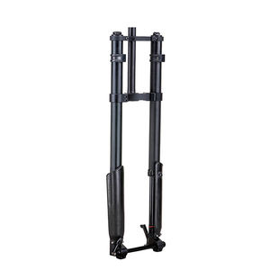 <span class=keywords><strong>Horquilla</strong></span> de aluminio para bicicleta, apta para <span class=keywords><strong>rueda</strong></span> de 20/24/<span class=keywords><strong>26</strong></span>/27, 5 pulgadas con viaje de 160mm - Product Image 1