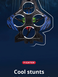 Nuovo Aeromodello Telecomandato a 4 Canali in Schiuma, Modello di Caccia UAV con Funzione 'Follow Me' per Bambini, Giocattolo da Interno ed Esterno - Product Image 6