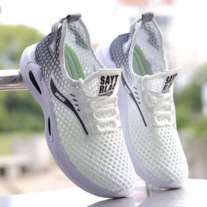 Zapatillas de Verano para Hombre, Transpirables, de Malla de Seda de Hielo, Casuales, para Correr, Estilo Moderno para Estudiantes - Product Image 3
