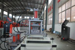 מכונת עיצוב גלילים לדלתות מתכת איכותיות של GuangChi עם מנוע PLC, מיסב, 15 קילוואט, 380 וולט, עובי 0.5-0.8 מ\\\"מ - Product Image 3