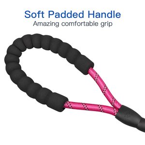 Correa doble para perro 360 Correa giratoria sin enredos Bungee Walking Training Leash para perros grandes y medianos - Product Image 6