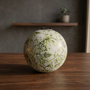 Green White Moss Agate <b>Crystal</b> <b>Sphere</b> Polished Engraved Ball for Christmas Home Decoration Feng Shui Gift - Product Image 2