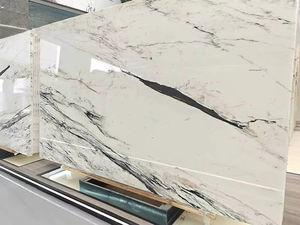 Losas de Mármol Blanco Calacatta Oriental Modernas y Personalizables, Pulimentadas para Paredes de Salón, Islas de Cocina y Pisos - Product Image 5