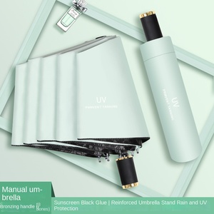 Sombrilla Plegable de Verano con Protección UV para Mujer y Hombre, con Logotipo Personalizado Imprimible Fijo - Product Image 2