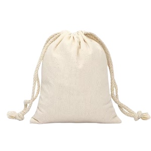 Custom Nature Cotton Drawstring <b>Bag</b> - Product Image 1