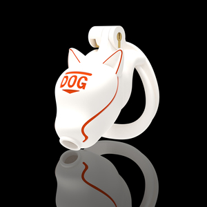 Nouvelle cage de chasteté pour tête de chien, jouet sexuel pour adultes avec serrure, cage de chasteté en nylon et caoutchouc avec 4 anneaux. - Product Image 6