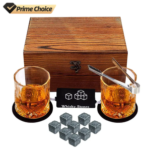 LATROU Coffret Cadeau Idéal <span class=keywords><strong>pour</strong></span> Papa ou Mari - Pierres à <span class=keywords><strong>Whisky</strong></span> en <span class=keywords><strong>Granit</strong></span> et Verres avec Boîte en Bois <span class=keywords><strong>pour</strong></span> Refroidir le <span class=keywords><strong>Whisky</strong></span> - Product Image 3