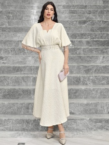 Tela Jacquard tejida con textura 3D con patrón floral en relieve diseño Fukro para hacer que los niños usen ropa <span class=keywords><strong>de</strong></span> vestir para mujeres - Product Image 5