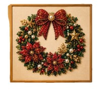 Peinture Diamant 5D DIY – Nouveauté Tendance : Design Perlé Fait Main avec Cadre en Bois Massif – Style Américain pour Halloween et Noël