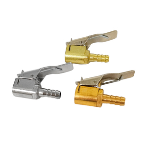 Adaptador de Boquilla de Inflado de Neumáticos de Latón con Clip y Bloqueo, Conexión para Boquillas de 250 PSI para Inflador de Vehículos - Product Image 2