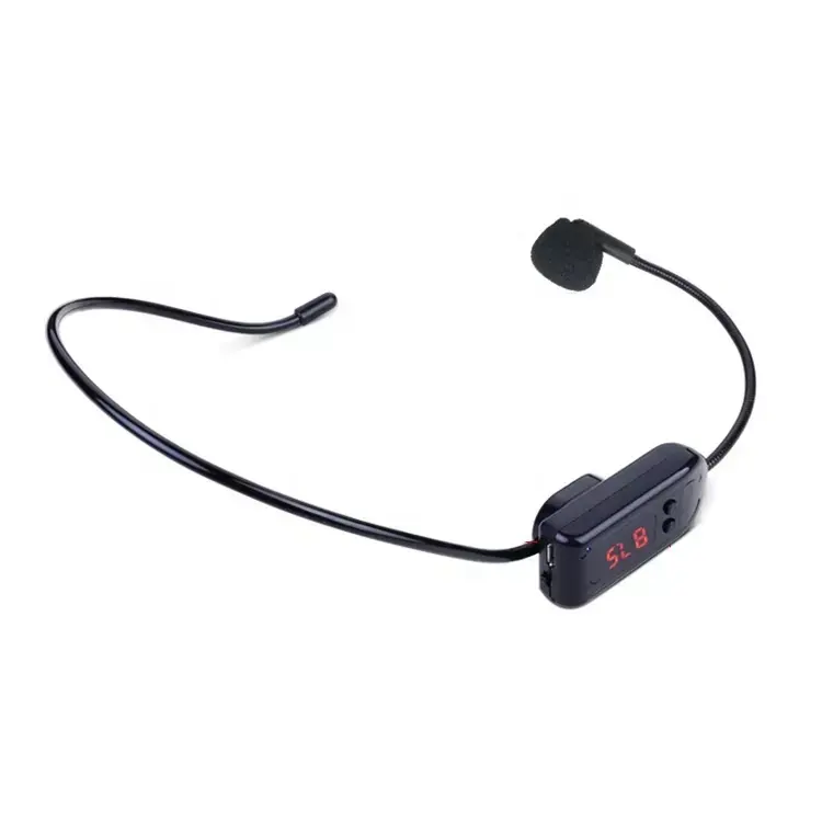 Hot Sale 20 Meter Connected Distance Headset Microphone Wireless Microphone FM Wireless Headset MIC