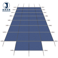 Couverture de piscine en PVC enduit, vente directe du fabricant JX, durable, imperméable et résistante aux UV, tissu de couverture de piscine au sol