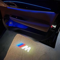 Projecteur de bienvenue LED HD sans décoloration pour portière de voiture BMW M2 M3 M4 M5 Competition, Lampe de courtoisie Plug & Play