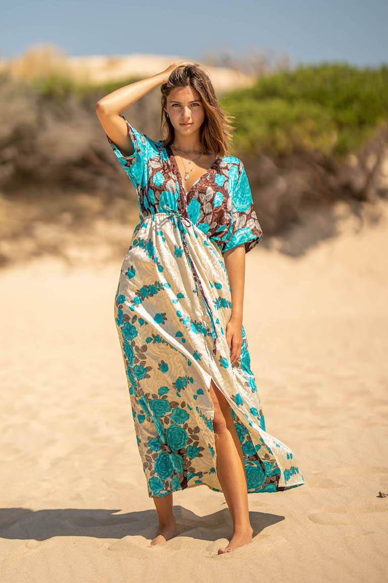 Robe de plage en tissu marocain, Abaya, dubaï, pour femmes