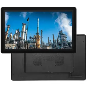 Better visual experience 5 7 12.6 15.6 17 19 21.5 inch industrial embedded open frame panel pc interact touch screen monitor