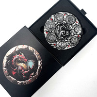 Jeu de société écologique pour RPG WAR Dragons and Dungeons avec dés polyédriques en métal
