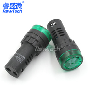 Buzzer AD16-22SM avec lumière par intermittence 12vdc électronique smd voiture conduite piezo voix inverse buzzer jeu