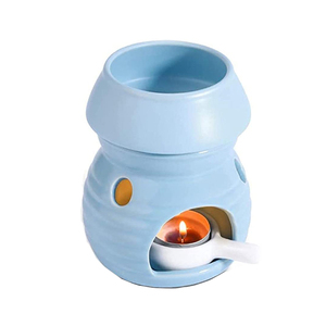 Custom <strong>Wholesale</strong> Ceramic <strong>Lamps</strong> Candle Jar Scent Fragrance Tea Light Holder Christmas Decorative Containers Wax <strong>Oil</strong> burner - Product Image 1