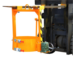 Multi-Purpose LM800 Drum Lifting and Rotating Attachment for <strong>Forklifts</strong> and Cranes 55 Gallon/200L Drums Oil Drum Handler - Product Image 1
