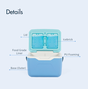Nevera Portátil Cuadrada de Plástico FUN 10.5 de 10.5L con Retención de Hielo de 24 Horas, Impermeable, para Campamentos y Picnics al Aire Libre - Product Image 2