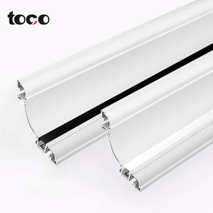 6000 Série Aluminium LED Profil Linéaire Lumière Éclairage Principal Plâtre Ligne Coin Plafond Aluminium Canal Noir Angle Carré - Product Image 3