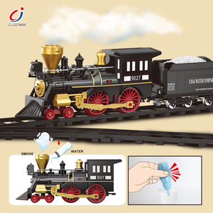 Tren <span class=keywords><strong>de</strong></span> Vapor Chengji, Locomotora Eléctrica RC, Kit <span class=keywords><strong>de</strong></span> Tren Navideño para Niños, <span class=keywords><strong>Motor</strong></span> <span class=keywords><strong>de</strong></span> Tren con Humo - Product Image 3