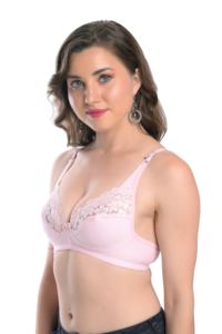 Sujetador de Copa Completa Premium para Mujer, Sujetador de Red Suave, Sujetador de Poliéster y Algodón, Sujetador Elástico de Nailon, Sujetador de Cobertura Total a Precio de Mayoreo - Product Image 4
