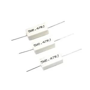 Factory Direct 5W 100R Ohm Ceramic Cement Resistor For Audio