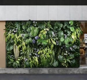 Décoration intérieure préservée de mur vert artificiel élégant à faible <span class=keywords><strong>entretien</strong></span> de haute qualité pour l'espace d'affaires extérieur Cheer de Noël - Product Image 5