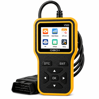 Lecteur de codes de diagnostic automobile V500 OBDII, lecteur de codes de panne moteur, recherche de DTC, surveillance des données en temps réel, vérification de la conformité I/M, testeur de tension
