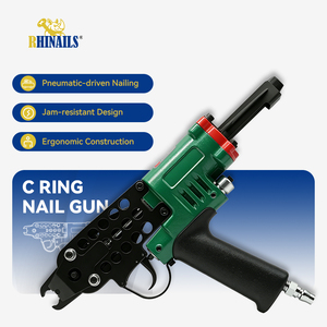 Pistola de anillas de cerdo OEM de fábrica personalizada de alta calidad para fijación de resortes en tapicería de sofás y muebles, grapadora de anillas en C neumática SC7C - Product Image 2
