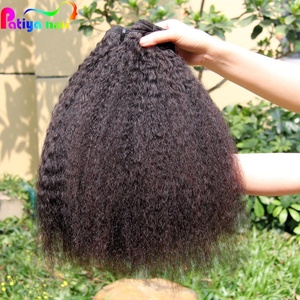 Oferta de Viernes Negro: Cabello Liso Rizado para Tejer, Suave y Liso, Doble Trama, Brasileño, Grado 14A, Cutícula Alineada, Paquetes de Cabello Humano Virgen - Product Image 3