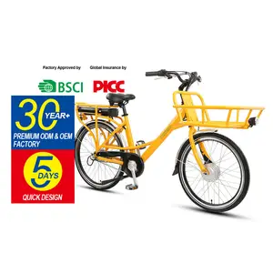 TXED großer Korb E-Bike 36 V Lieferung Elektrische Post fahrrad