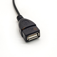 Câble adaptateur multifonctionnel 30cm RJ9 vers USB 4P4C 4 broches mâle vers femelle pour applications téléphoniques et électriques