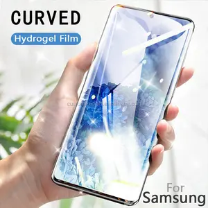 Toptan ekran koruyucu galaxy a31-Anti toz tam ekran koruyucu TPU filmi değil cam Samsung Galaxy A71 A31 M21 M11 etiket hidrojel ekran koruyucu a50 a70