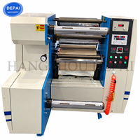 Machine de laminage thermique rouleau à rouleau, laminateur thermique plastique haute vitesse pour lamination de rouleaux d'étiquettes et de papier adhésif