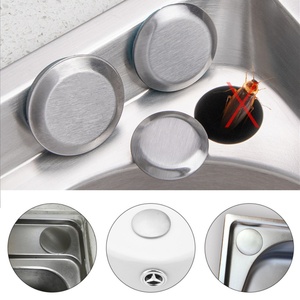 Kitchen Sink <b>Plugs</b> for 35mm Holes Brushed Stainless Steel Faucet Tap Hole Cover Kitchen Faucet Sink Hole Cover - Product Image 5