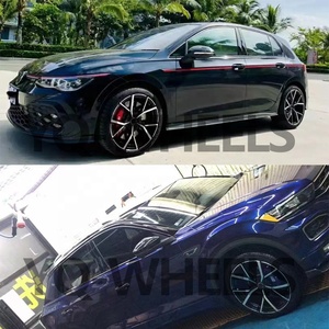 YQ Usine En Gros Moulage Roues 19 * 8.5j 19 * 8j 5X112 5X100 Noir Brillant/BMF Alliage Roues De Voiture pour <span class=keywords><strong>Golf</strong></span> <span class=keywords><strong>R</strong></span> 17 18 <span class=keywords><strong>20</strong></span> 21 22 pouces - Product Image 6