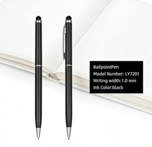 Bolígrafos Metálicos Retráctiles, Bolígrafo Rosa con Diseño Elegante, Tinta Negra, Brillo Dorado Rosa, Bolígrafos Personalizados con Logotipo para la Escuela - Product Image 1