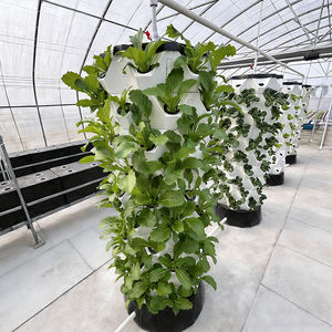 Skyplant nouveau système hydroponique vertical agricole serre rotative aéroponique pour jardin de tour avec pompe comme composant de base - Product Image 4