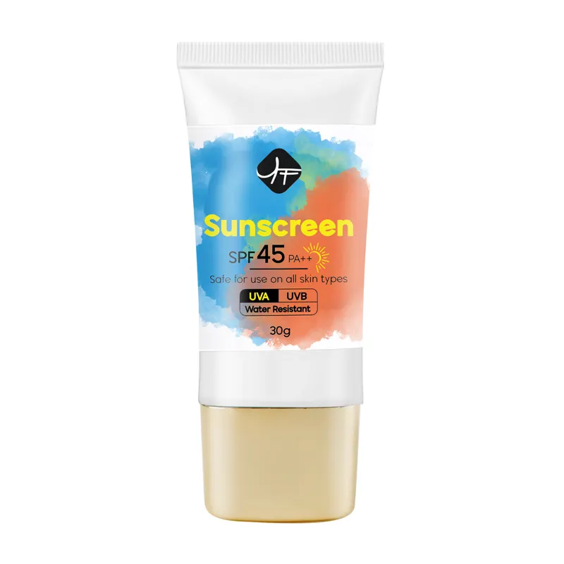 YF Face Body Care Anti Sunburn Sunscreen Wholesale Whitening Moisturizing Facial Anti UV Suncream Spf 45 50
