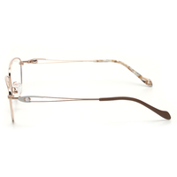 Montures de lunettes optiques en titane pur pour femmes, prix d'usine
