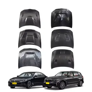 Langyu Carbon Fiber Front Bonnet For BMW Full Series Engine Cover E46 E90 E92 E93 F30 F90 G05 G20 M3 M5 Engine Hood