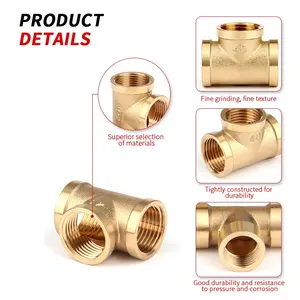 Dongguan Factory Direct Sales Of Internal Tooth 3 - Way Quick Joint Stainless Steel Pipe Fitting