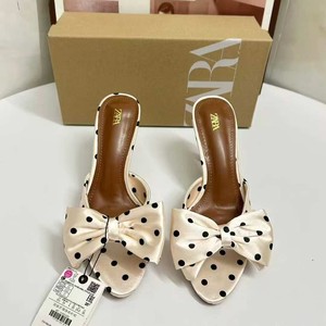 ZA2026 Nuove <span class=keywords><strong>Scarpe</strong></span> Estive da <span class=keywords><strong>Donna</strong></span>, Effetto Satinato con Fiocco, Eleganti Sandali alla Moda con Punta Quadrata e Tacco Sottile - Product Image 2