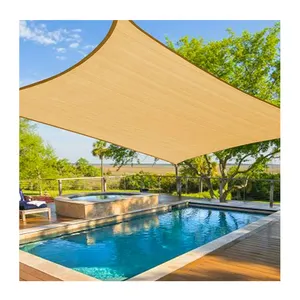 УФ-защита высокой плотности 100% HDPE треугольный шторы 2 м toldo vela de sombra стрейч-ткань шторы