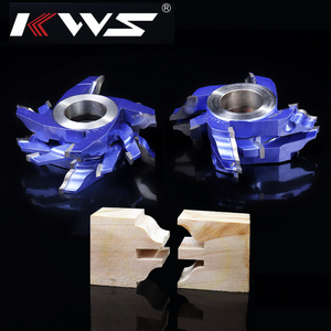 Pemotong Profil Papan Kayu KWS Custom untuk Mesin Penggiling Vertikal Spindle Moulder Shaper <span class=keywords><strong>Cutter</strong></span> Head Mesin Pertukangan Kayu - Product Image 1