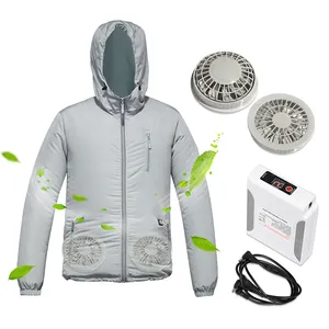 Air Conditioning Wind Jacket Fan Workwear Cooling Jacket Summer Clothing Sun Protection Three Wind Levels Cool Clothing